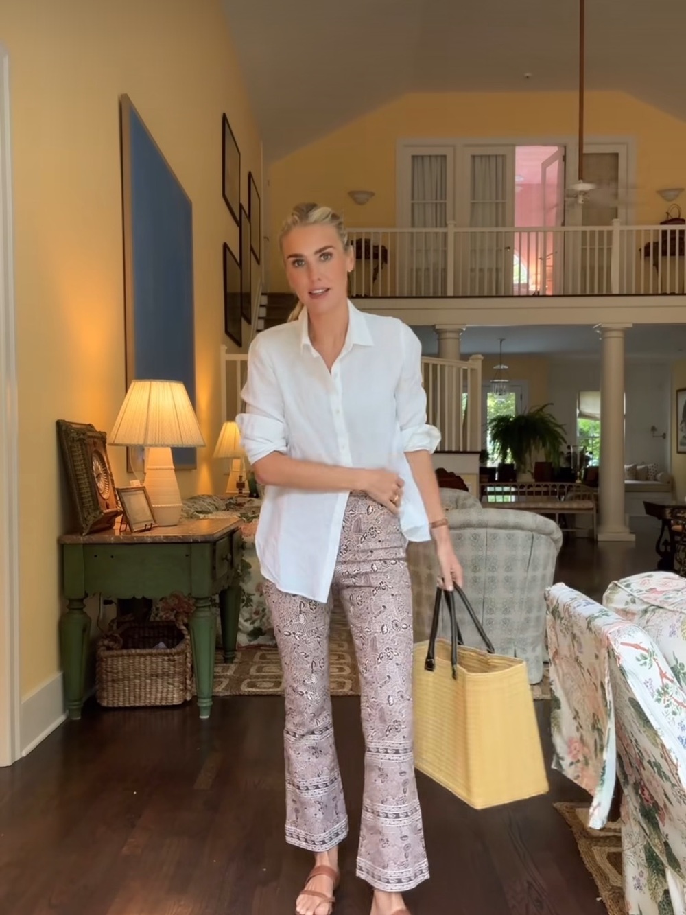 Julia Amory Bell Pant Cocoa Marbella